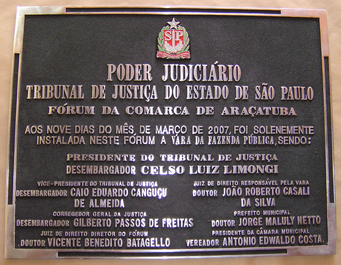 PLACA DE ALUMNIO FUNDIDO